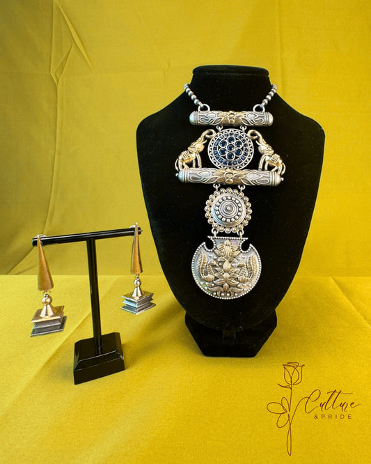 Tribal Glory Temple Pendant Set